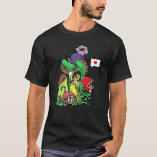 Gartenarbeit 4\Fleischfressende Pflanze Venusflie T-Shirt