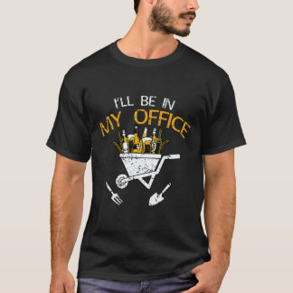 Gartenarbeit 4\Gartenbüro Bierweizen Trinkende Bie T-Shirt