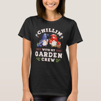 Gartenarbeit 4\Gartenzwerge Zwerge mit Blaubeeren T-Shirt