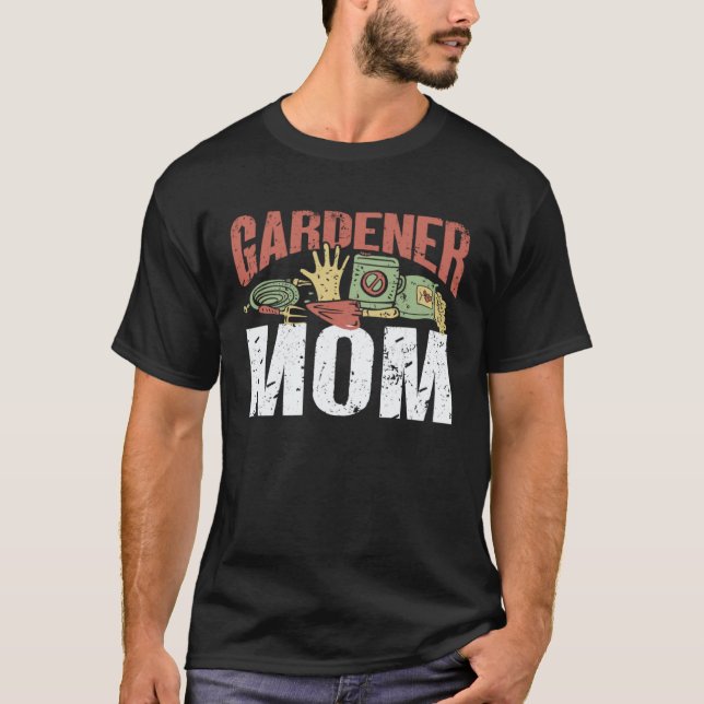 Gartenarbeit 4\Gärtner-Mutter  Gärtner Gartenarbei T-Shirt (Vorderseite)