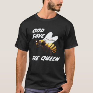 Gartenarbeit 4\God Save The Queen Biene Imker Gar T-Shirt