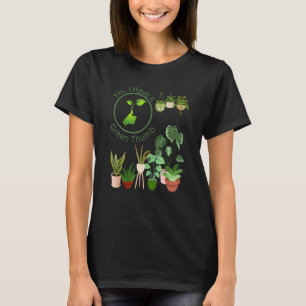 Gartenarbeit 4\Ich habe einen grünen Daumen getopf T-Shirt