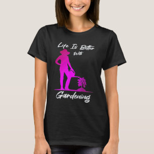 Gartenarbeit 4\Leben Mit Gartenarbeit Ironische Au T-Shirt