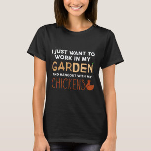 Gartenarbeit 4\Süßer Bauer im Garten Ich will ein T-Shirt