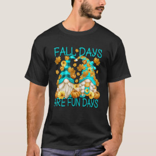 Gartenarbeit 4\Süßes Herbst-Gnom-Paar für Gartenli T-Shirt