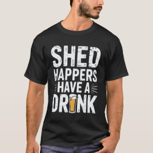 Gartenarbeit 4\Trinkschuppen Bar Pun Biergarten Pu T-Shirt