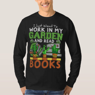 Gartenarbeit, die ich gerade Gewollt habe, in mein T-Shirt
