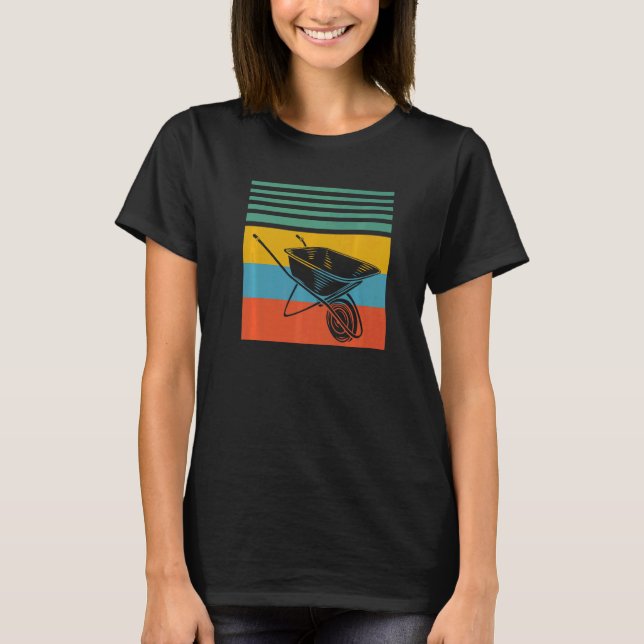 Gartenarbeit Garten Garten retro T-Shirt (Vorderseite)