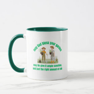 Gartenarbeit Garten-Segen Kaffeetasse