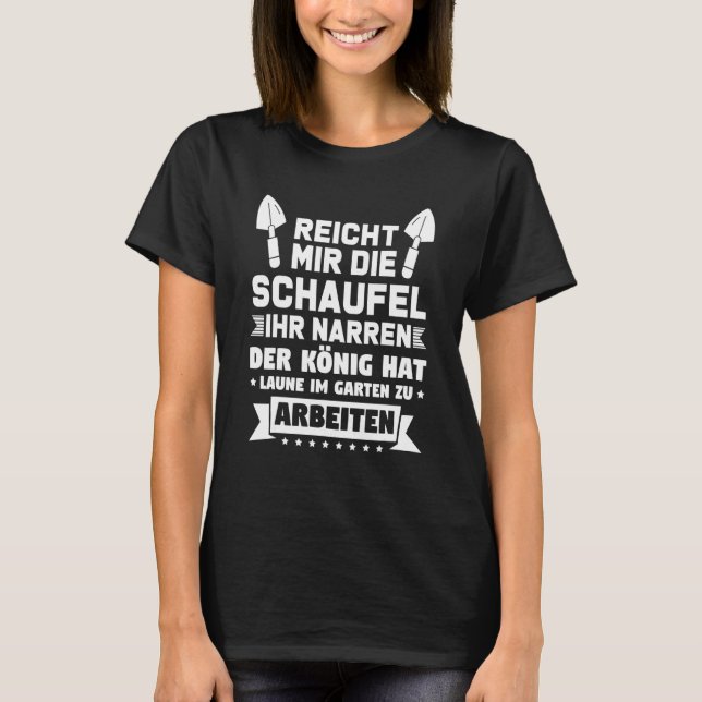 Gartenarbeit Gartenpflanzen T-Shirt (Vorderseite)