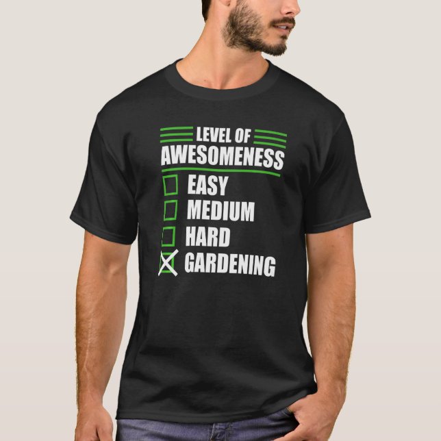Gartenarbeit Gärtner T-Shirt (Vorderseite)