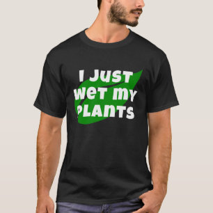 Gartenarbeit ich nur essen meine Pflanze Garten un T-Shirt