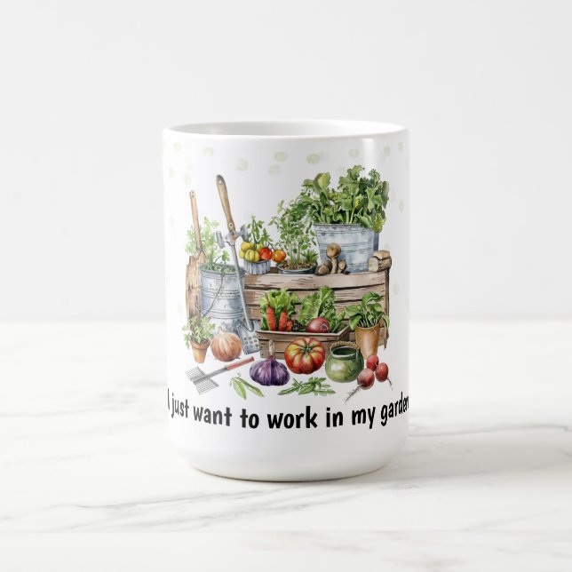 Gartenarbeit Kaffeetasse (Mittel)