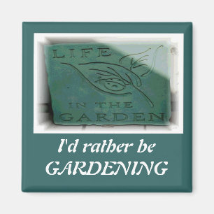 Gartenarbeit Magnet