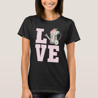 Gartenarbeit Niedliches Blumenwasser Blumengarten T-Shirt