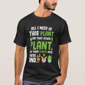 Gartenarbeit Pflanze Crazy Gardeners Lady T-Shirt