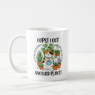 Gartenarbeit Pflanzen Katze Hoppla, ich habe noch Kaffeetasse