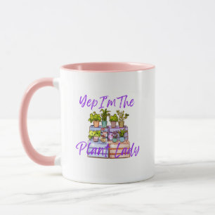Gartenarbeit "Pflanzenlady" Kaffeetasse 