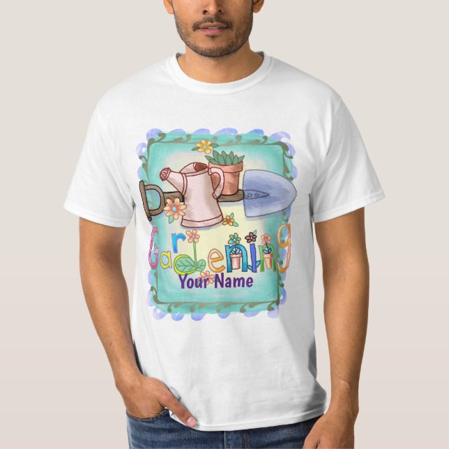 Gartenarbeit   T-Shirt (Vorderseite)