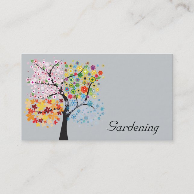 Gartenarbeit Visitenkarte (Vorderseite)