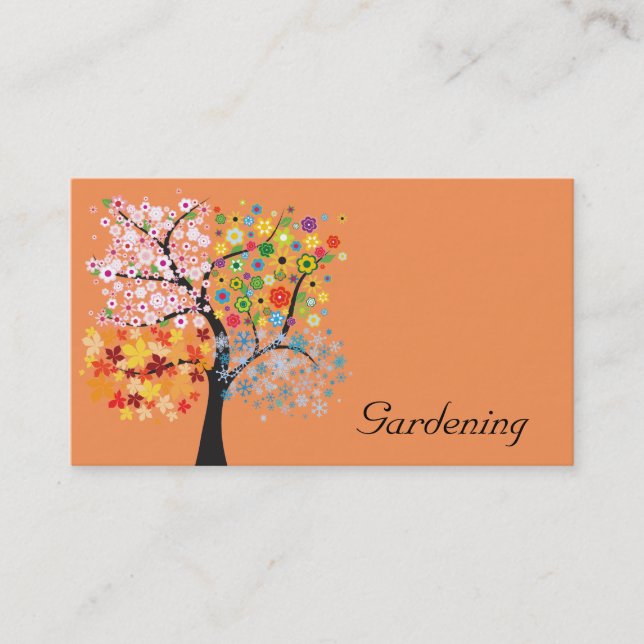 Gartenarbeit Visitenkarte (Vorderseite)