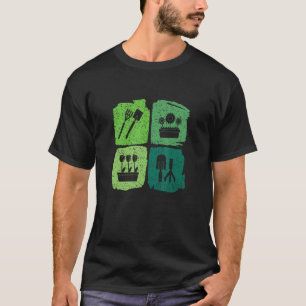 Gartenarbeitshemd für Männer Gärtner Landschaft T-Shirt