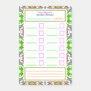 Gartenaufgaben-Erinnerungsplaner-Tracker To-Do-Lis Post-it Klebezettel