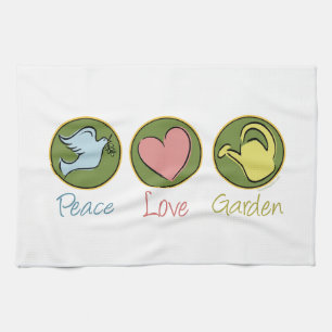 Gartenbau der Liebe Handtuch
