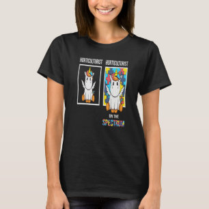 Gartenbau Fachleute Autismus Puzzle Einhorn Neurod T-Shirt