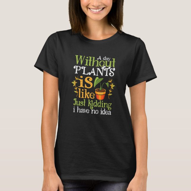 Gartenbau Gartenpflanzen T-Shirt (Vorderseite)