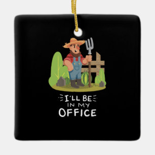 Gartenbau Keramikornament