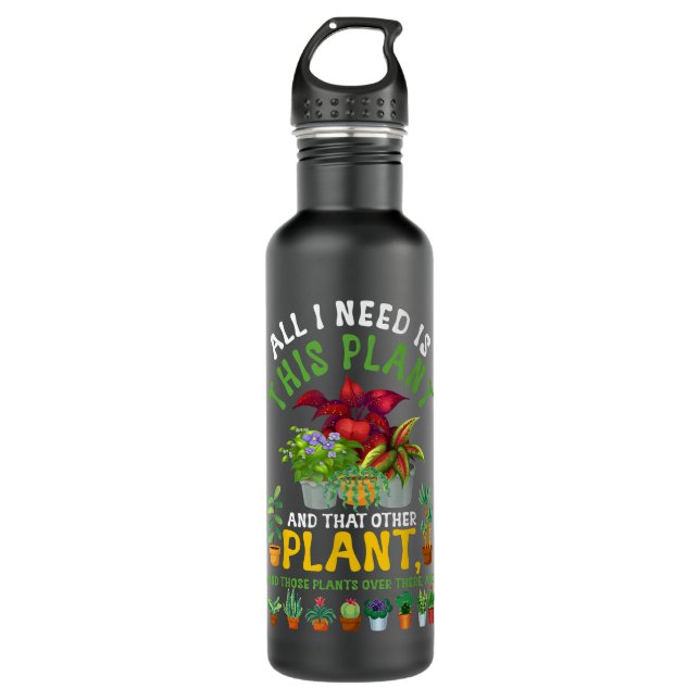 Gartenbau-Pflanze, alles was ich brauche, ist dies Edelstahlflasche (Vorderseite)