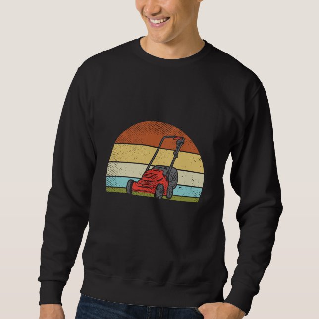 Gartenbau - Rasenmäher Sweatshirt (Vorderseite)