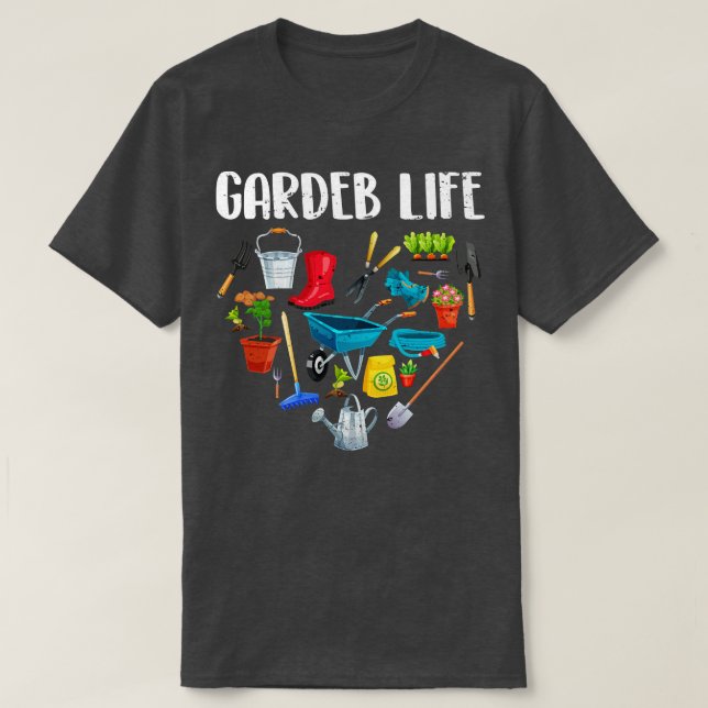 Gartenbau Shirt Funny Gardener Shirt Garten Liebe (Design vorne)