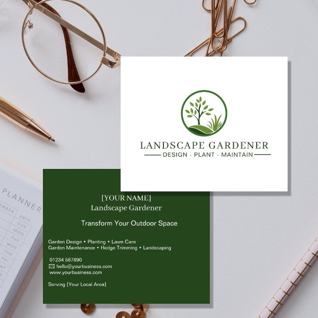 Gartenbauer Flyer | Professionelle Gärtnerei (Von Creator hochgeladen)