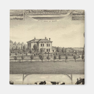 Gartenbauernhof von Prairie, Nebraska Magnet