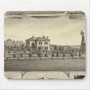 Gartenbauernhof von Prairie, Nebraska Mousepad