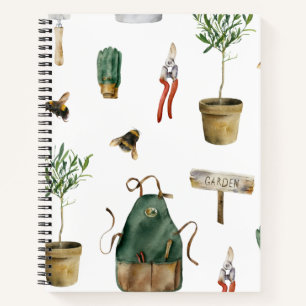 Gartenbauhäuser Pflanze Notizbuch