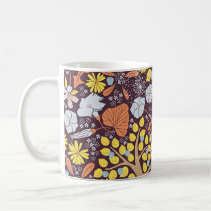 Gartenbäume, Blumen, Apfelmuster Kaffeetasse