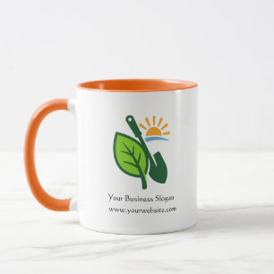 Gartenbauunternehmen Geschäfts-Logo-Tasse Tasse