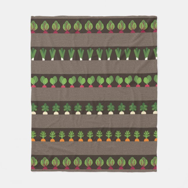 Gartenbetten Fleece Blanket (Vorderseite)