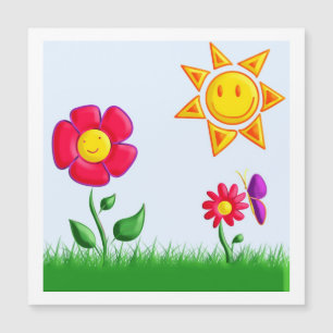 Gartenbild Magnetkarte