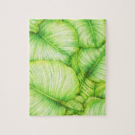 Gartenblätter Puzzle  