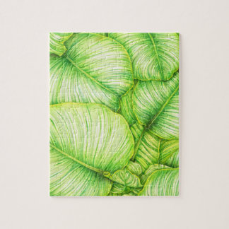 Gartenblätter Puzzle