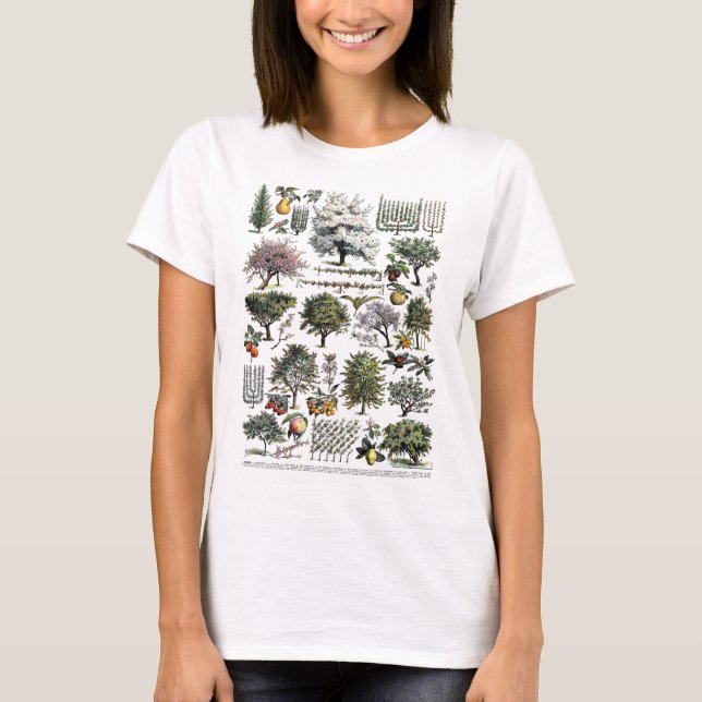 Gartenblühende Bäume Natur Obstbäume Beschneiden T-Shirt (Vorderseite)
