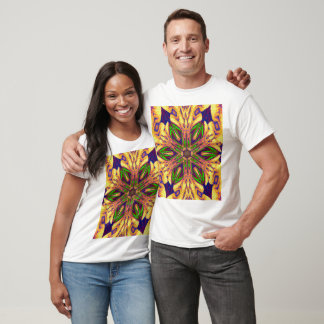 Gartenblume im Sommer 2 Bohemian Floral Grafik T-Shirt