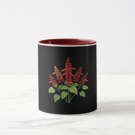 Gartenblume - Scharlachroter Salbei Tasse
