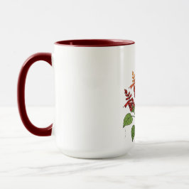 Gartenblume - Scharlachroter Salbei Tasse