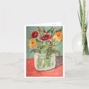 Gartenblumen Karte