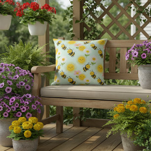 Gartenblumen kissen
